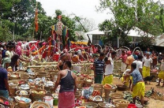 Garia Puja: Holy ceremony of Jamatia people 